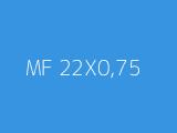 MF 22X0,75 